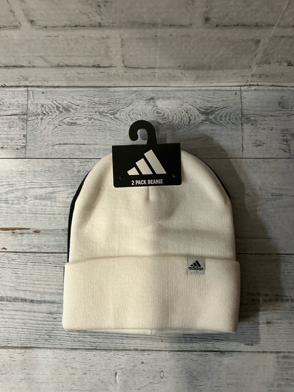 NWT 2PK Women’s Adidas Grove Black & Cream -OSFW